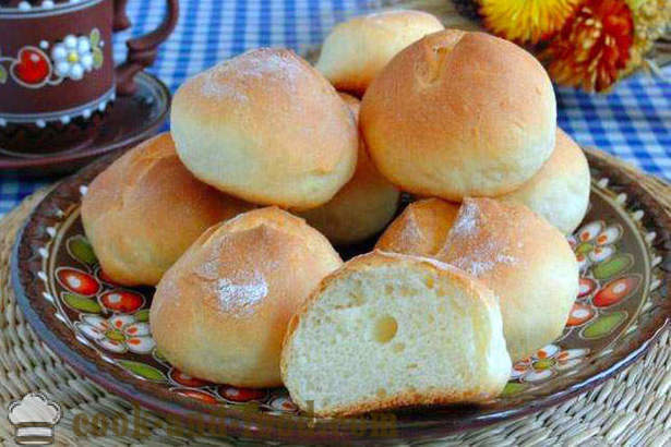 Roti dari doh yis dengan susu