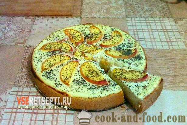 Cheesecake dengan pic dari shortcrust pastri