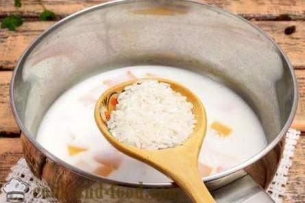 Bubur labu susu beras