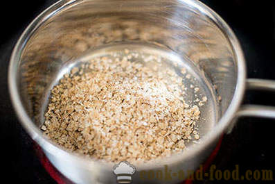 Resipi oat - Bagaimana untuk memasak bubur