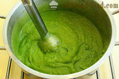 Puri sup brokoli dengan krim