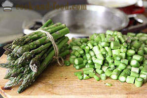Kentang lecek dengan asparagus