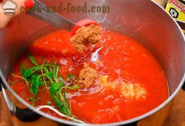 Bebola daging ayam dalam sos tomato