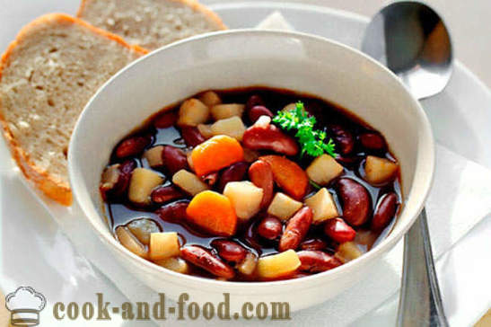 Sup vitamin dengan kacang merah