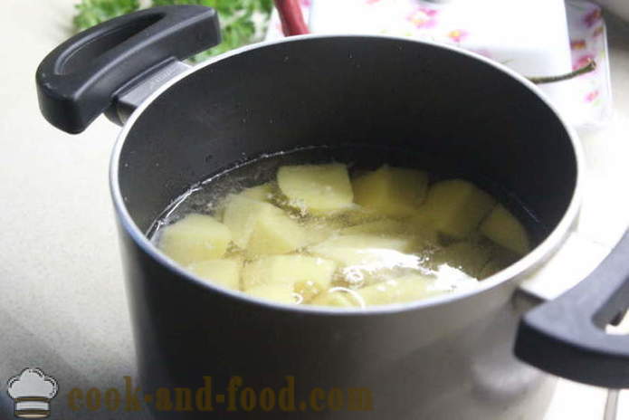 Bihun sup dengan ayam dan kentang - bagaimana untuk menyediakan sup kentang yang lazat dengan mi dan ayam, dengan langkah demi langkah resipi foto
