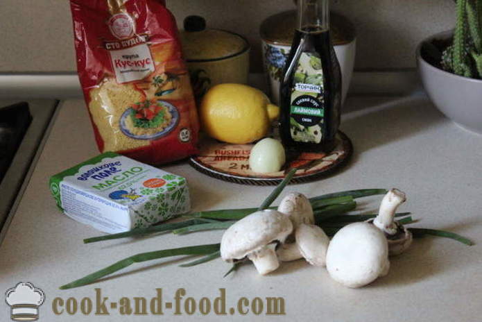Sebelah Meatless hidangan couscous - bagaimana untuk memasak couscous dalam periuk, dengan langkah demi langkah resipi foto
