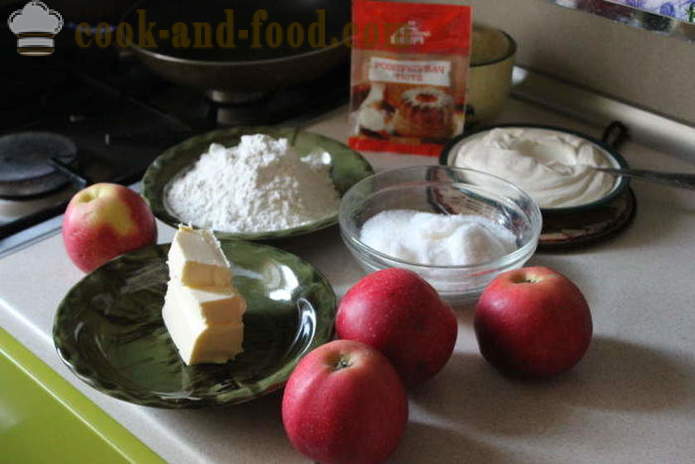 Resipi pai epal Tsvetaeva adalah berasaskan giliran Tsvetaeva kek klasik dengan gambar