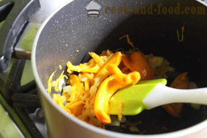 Sup kentang dengan bebola daging dan pes tomato - bagaimana untuk memasak sup tomato dengan bebola daging, dengan langkah demi langkah resipi foto
