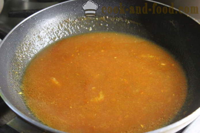 Mitboly Chicken - bagaimana untuk memasak bebola daging dalam sos, langkah demi langkah foto-resipi sos mitbolov