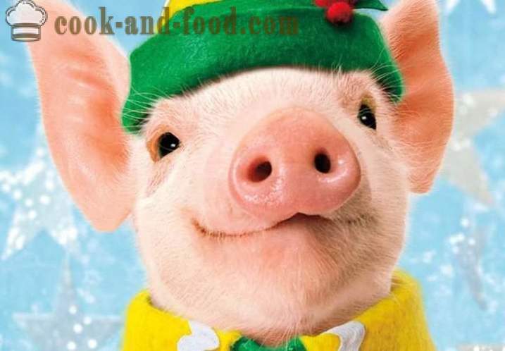 Apa yang perlu bersedia untuk Tahun Baru 2019 Tahun Babi - menu Tahun Baru di Tahun Babi, atau Boar, resipi dengan gambar