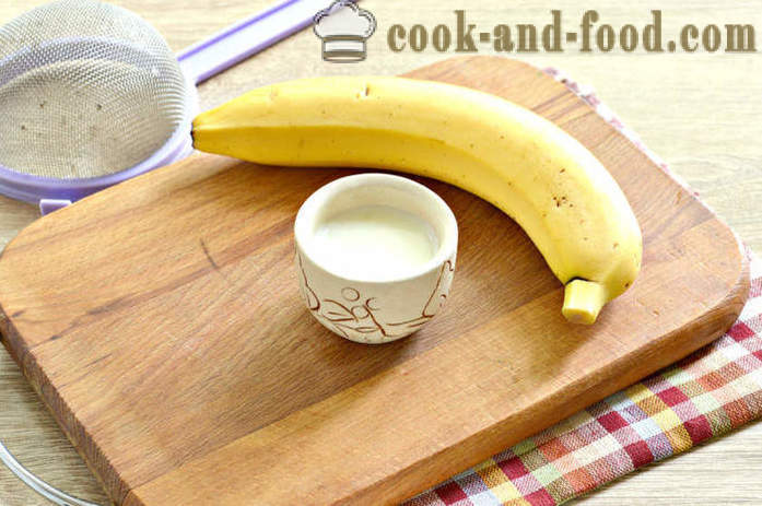 Pisang lecek dalam pengisar untuk bayi - bagaimana untuk memasak pisang lecek untuk menarik, langkah demi langkah resipi foto