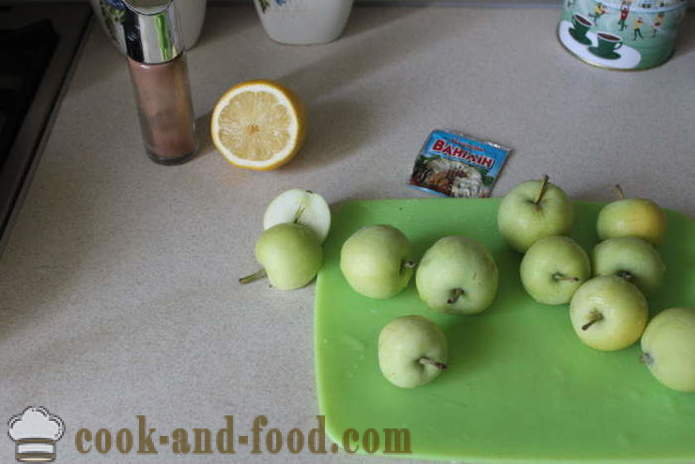 Apple kolak dengan lemon epal segar - bagaimana untuk memasak epal kolak epal segar, langkah demi langkah resipi foto