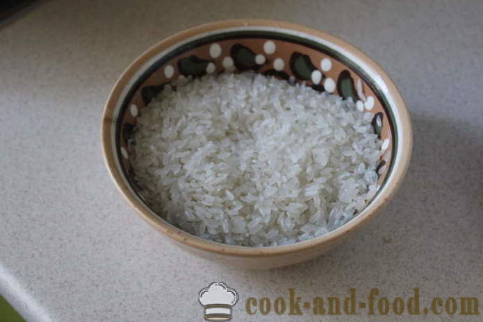 Beras lazat dengan udang dalam Thai - bagaimana untuk memasak nasi dengan makanan laut, langkah demi langkah resipi foto