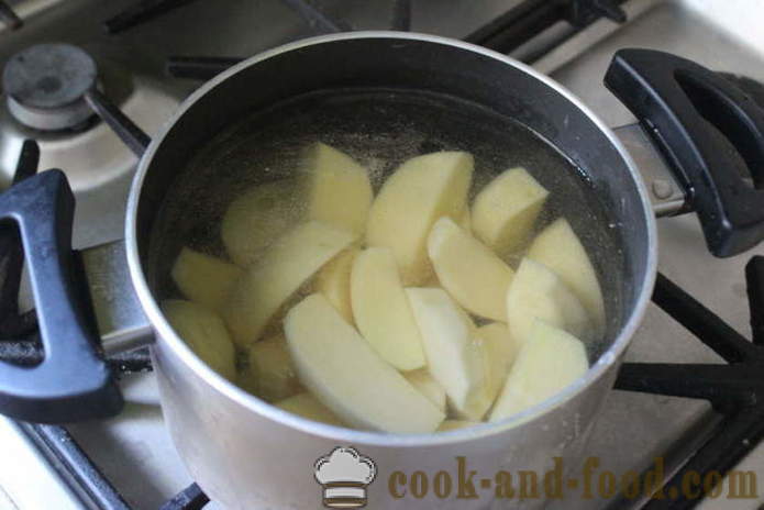 Kentang dengan paprika dan bawang putih - bagaimana untuk memasak kentang lazat dengan paprika, langkah demi langkah resipi foto
