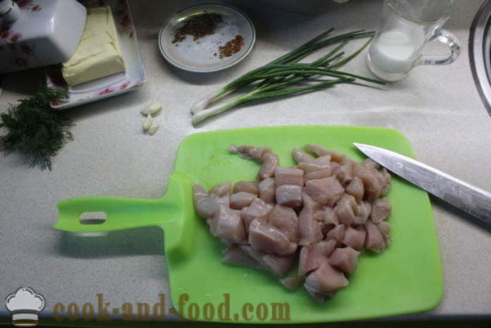 Bakso sup ayam cincang - bagaimana untuk membuat bebola daging dari sup daging cincang, langkah demi langkah resipi foto