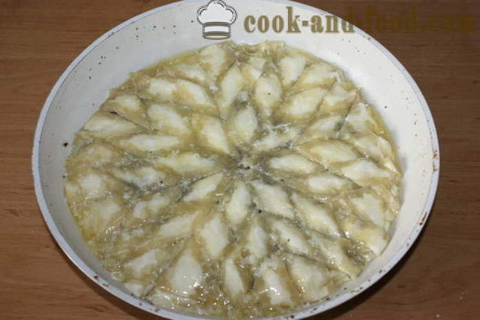 Baklava Turki dengan walnut - bagaimana untuk membuat baklava di rumah, langkah demi langkah resipi foto