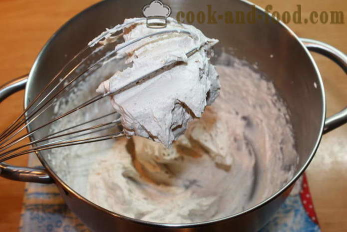 Krim tiramisu dadih tanpa telur - bagaimana untuk membuat tiramisu krim kek, langkah demi langkah resipi foto