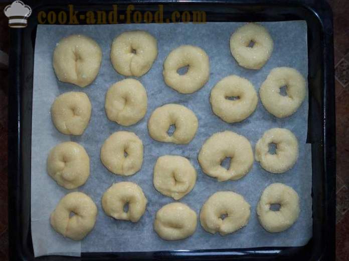 Cookies buatan sendiri pada kefir - bagaimana untuk membakar cookies dengan kefir tergesa-gesa, langkah demi langkah resipi foto