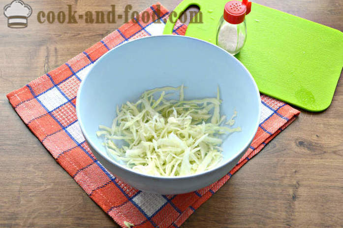 Salad lobak daikon dan lobak merah, epal dan kubis - bagaimana untuk menyediakan salad lobak daikon dan mentega, dengan langkah demi langkah resipi foto