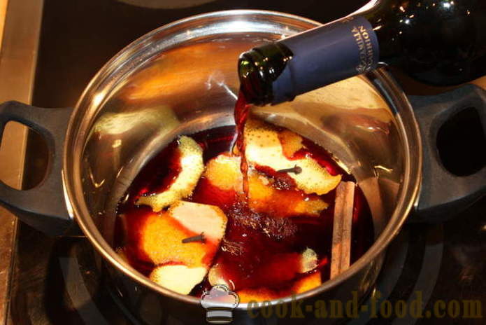 Pear mulled wain merah kering - bagaimana untuk memasak wain mulled di rumah, langkah demi langkah resipi foto