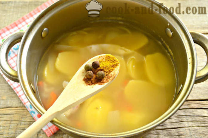Sup shourpa daging lembu di rumah - bagaimana untuk minuman shurpa di rumah, langkah demi langkah resipi foto