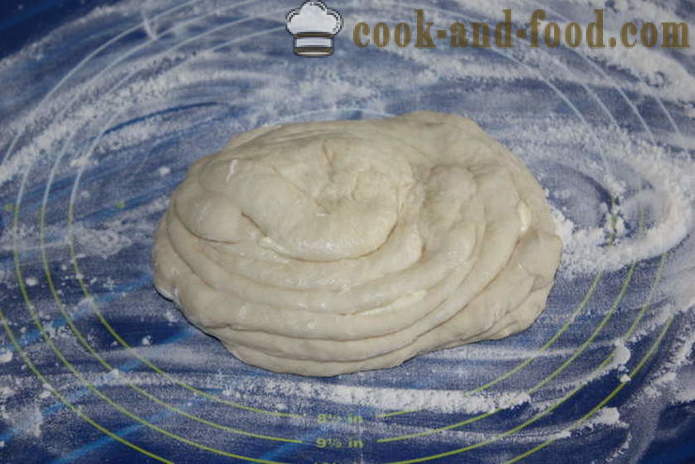 Kek yis puff pastri disumbat dengan ayam dan kentang - bagaimana untuk membakar pai dengan ayam dan kentang di dalam ketuhar, dengan langkah demi langkah resipi foto