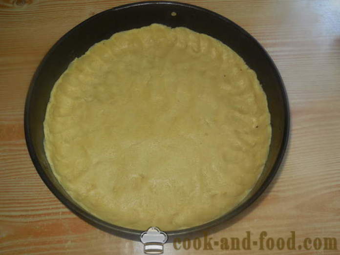 Kek keju buatan sendiri dengan krim keju di dalam ketuhar - bagaimana untuk membuat kek keju di rumah, langkah demi langkah resipi foto