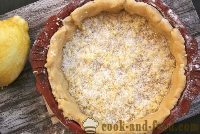 Ujian luar pai dengan currants - bagaimana untuk membuat kek pasir ujian cincang, langkah demi langkah resipi foto