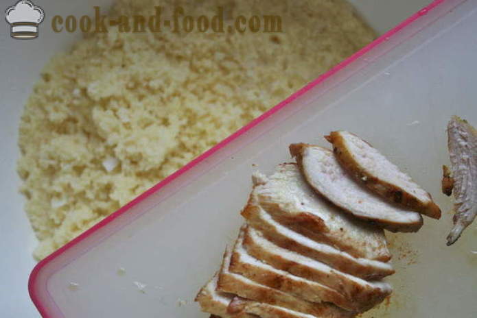 Couscous lazat dengan resipi ayam - bagaimana untuk memasak couscous dalam periuk, dengan langkah demi langkah resipi foto