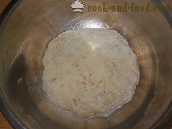 Roti buatan sendiri dengan kepingan oat di atas air - bagaimana untuk membakar roti oatmeal dalam ketuhar, dengan langkah demi langkah resipi foto