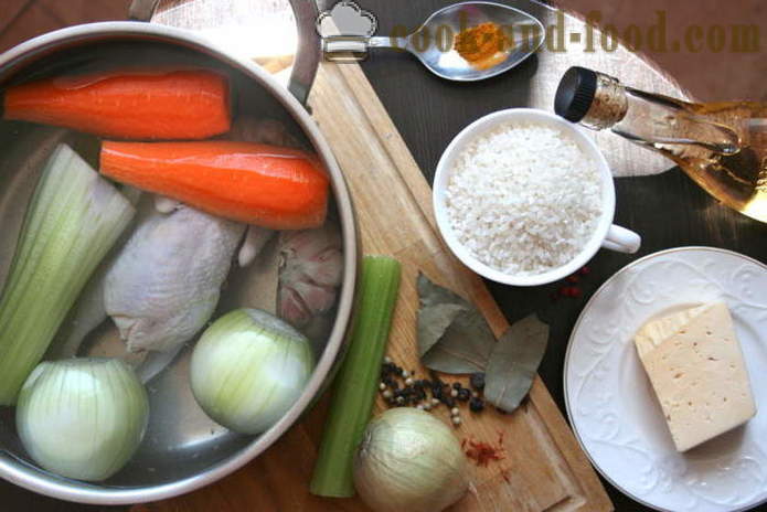 Buatan sendiri risotto sup dengan wain - bagaimana untuk memasak risotto di rumah, langkah demi langkah resipi foto