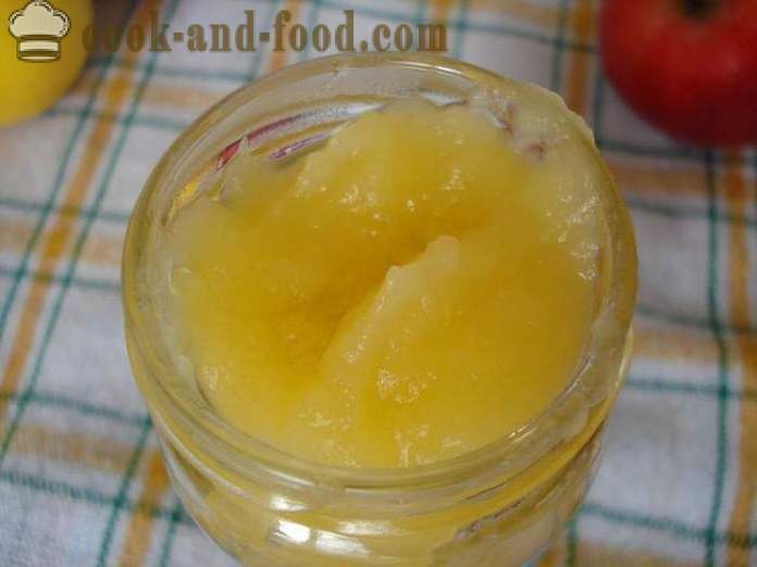 Sos epal bayi dari epal segar - bagaimana untuk membuat sos epal bayi di rumah, langkah demi langkah resipi foto