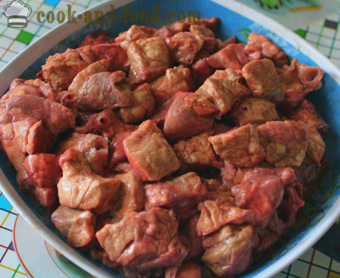 Paru-paru daging babi rebus dengan herba - bagaimana untuk memasak daging babi paru-paru dengan betul, langkah demi langkah resipi foto