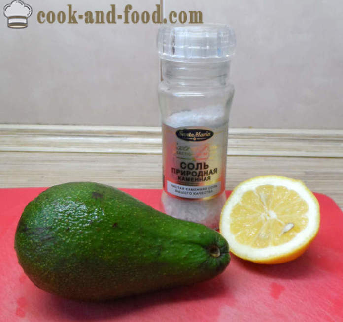 Green guacamole sos klasik - bagaimana untuk membuat avokado guacamole di rumah, langkah demi langkah resipi foto