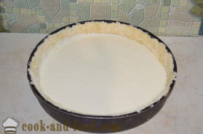 Kek keju Tsar dengan krim keju di dalam ketuhar - bagaimana untuk memasak doh pai dengan keju, langkah demi langkah resipi foto