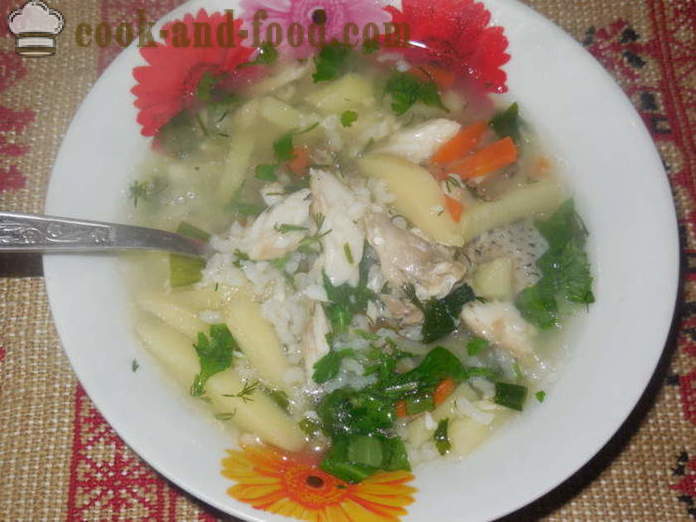 Resipi mudah untuk sup ikan dari matlamat pike multivarka - bagaimana untuk memasak sup di rumah kepala tombak, langkah demi langkah resipi foto