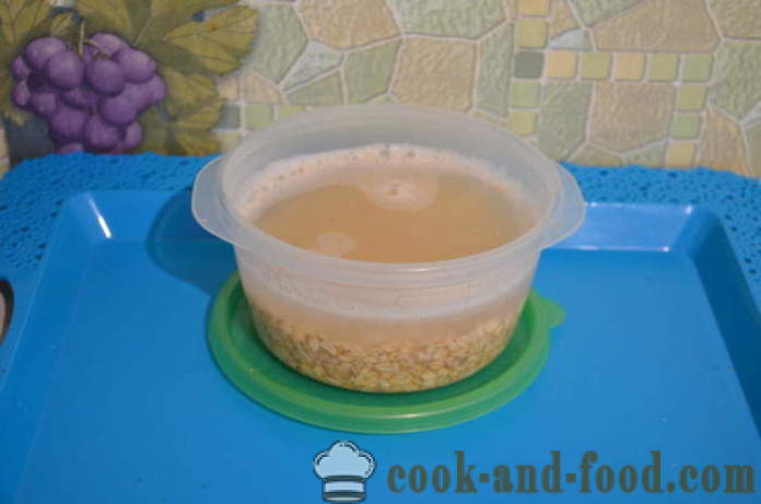 Cutlets ayam cincang dengan oatmeal - bagaimana untuk memasak cutlets ayam dengan kepingan oat, langkah demi langkah resipi foto