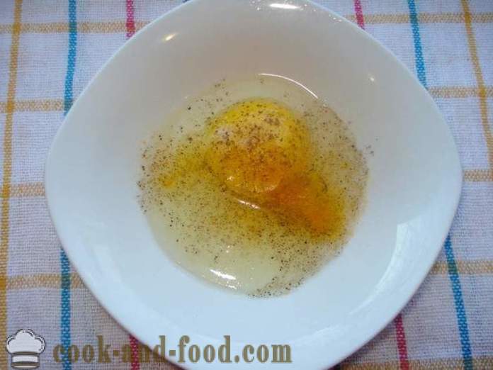 Adunan telur klasik untuk menggoreng stik atau ikan - bagaimana untuk memasak adunan di rumah, langkah demi langkah resipi foto