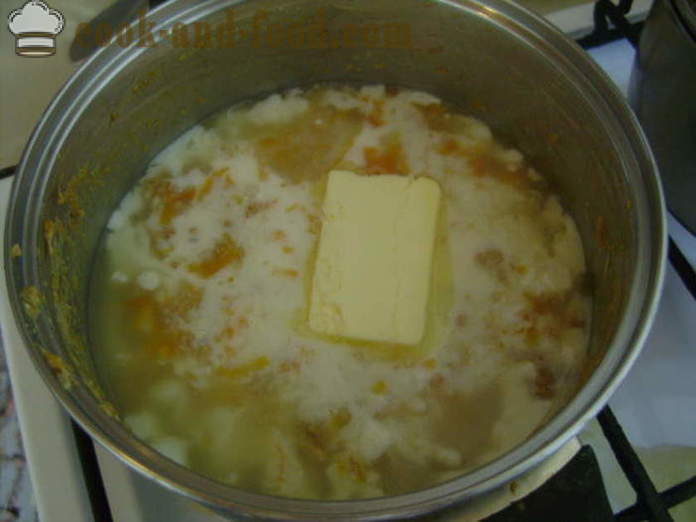 Oatmeal bubur bijirin penuh susu - bagaimana untuk memasak kacang oatmeal lazat dalam susu, dengan langkah demi langkah resipi foto