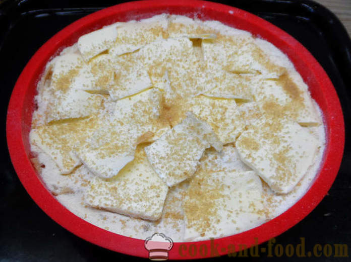 Paling mudah pai epal - bagaimana untuk membuat pai epal dalam ketuhar, dengan langkah demi langkah resipi foto