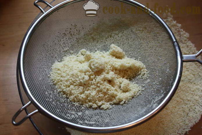 Tepung badam - bagaimana untuk membuat tepung badam di rumah, langkah demi langkah resipi foto