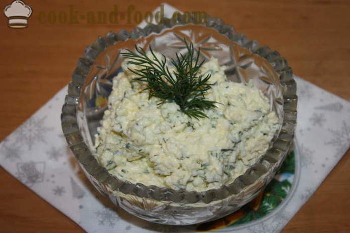 Pembuka selera Yahudi keju cair dengan bawang putih - bagaimana untuk membuat selera Yahudi dengan bawang putih, langkah demi langkah resipi foto