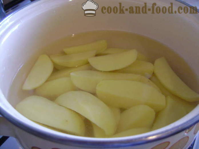Kentang lecek dengan susu - bagaimana untuk memasak kentang lenyek, langkah demi langkah resipi foto
