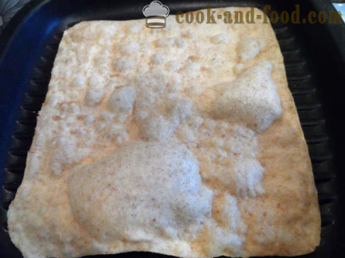 Chapati - kek India - bagaimana untuk membuat chapatis di rumah, langkah demi langkah resipi foto