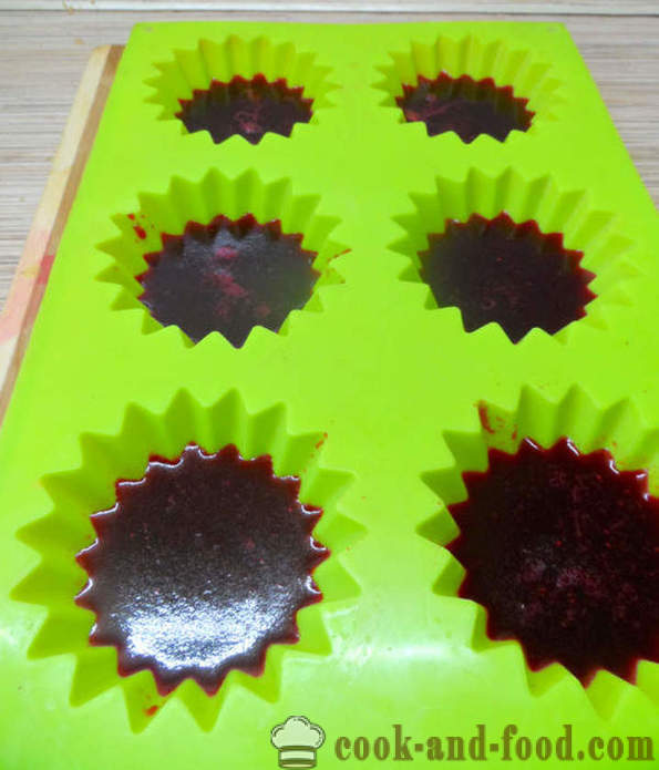 Delicious jeli kranberi - bagaimana untuk membuat jeli kranberi dengan gelatin, langkah demi langkah resipi foto