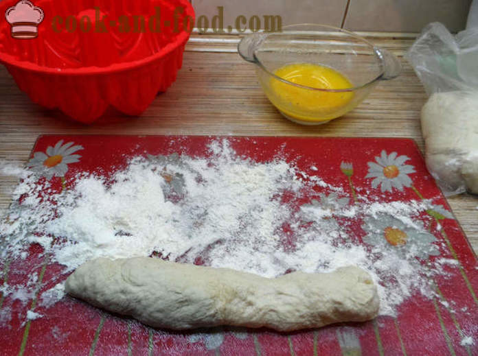 Roti monyet dengan bawang putih dan minyak - bagaimana untuk membuat roti monyet, langkah demi langkah resipi foto