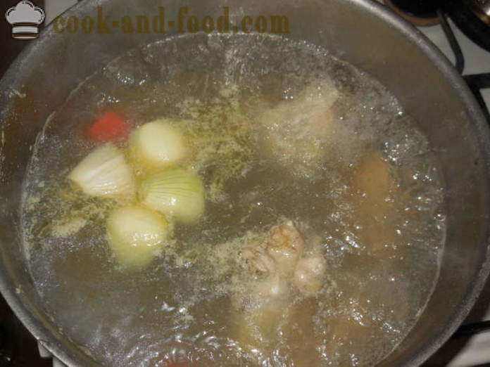 Pemakanan sup sup ayam belanda dengan sayur-sayuran - bagaimana untuk memasak sup ayam belanda yang lazat, langkah demi langkah resipi foto
