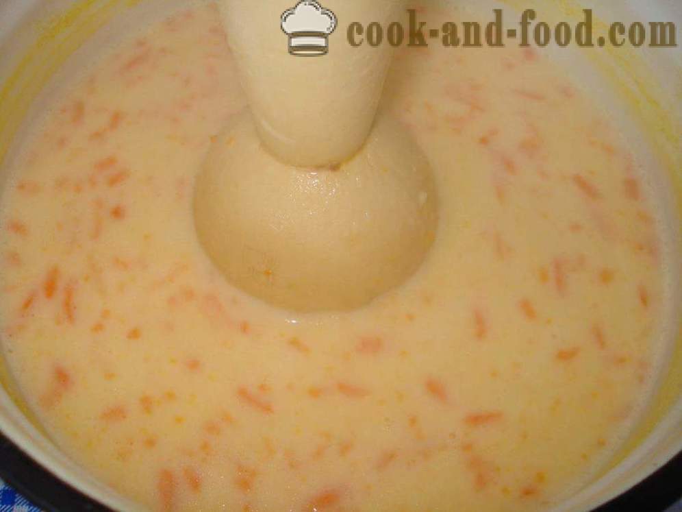 Sup kacang dengan ayam dan croutons - bagaimana untuk memasak sup kacang dengan ayam dan keju cair, langkah demi langkah resipi foto