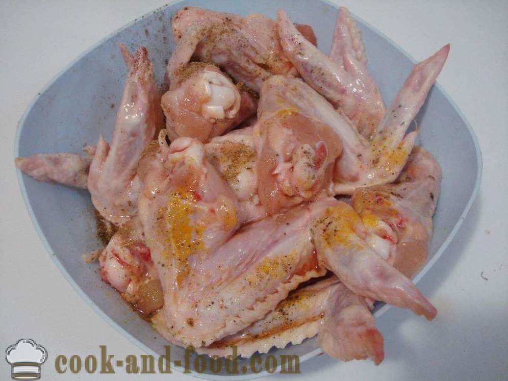 Lidi sayap ayam - bagaimana untuk memasak Lidi sayap ayam, langkah demi langkah resipi foto