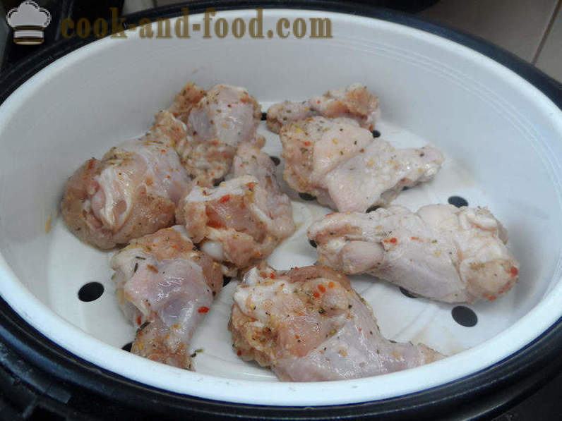 Ayam hari diet 6 kelopak - bahu ayam pedas pasangan
